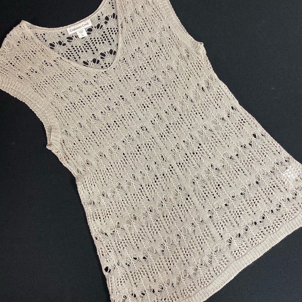 Crochet Vest Coldwater Creek